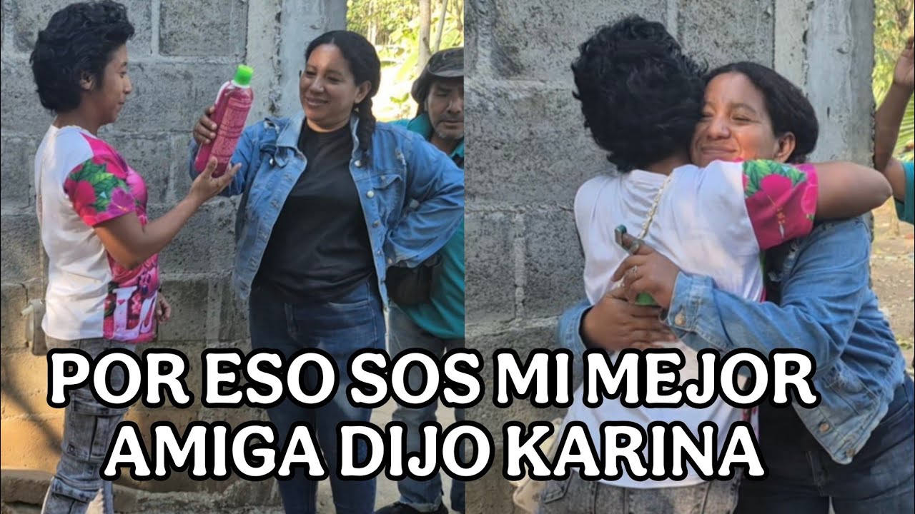 DOÑA VICKY le dio tremendo regalo a KARINA ella feliz la abrazo