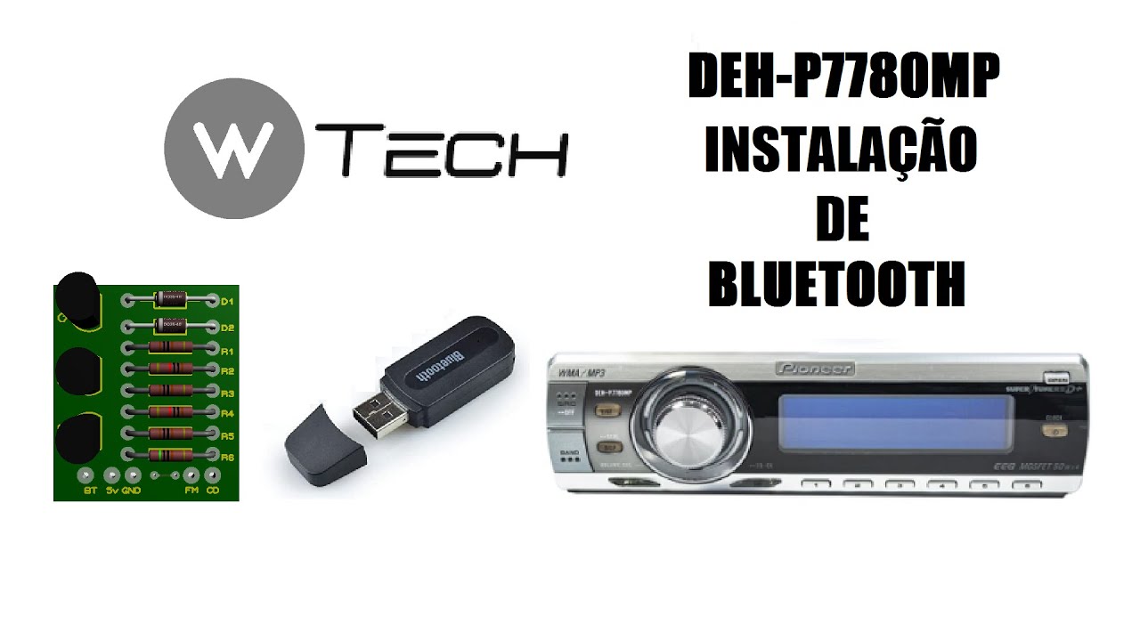 Adaptação de Bluetooth No Pioneer DEH-P7780 Golfinho