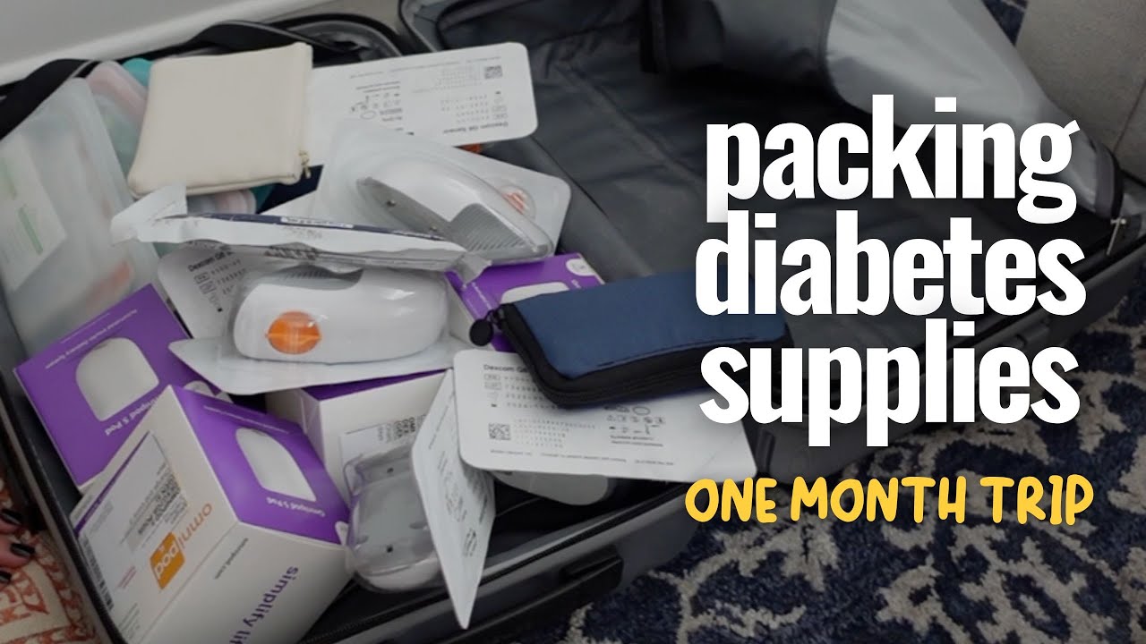 Packing T1D supplies for one month in Ireland!