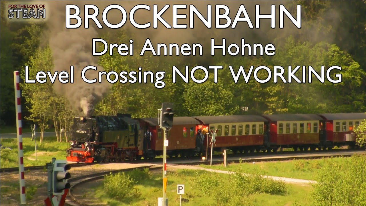 Drei Annen Hohne Level Crossing - Brockenbahn