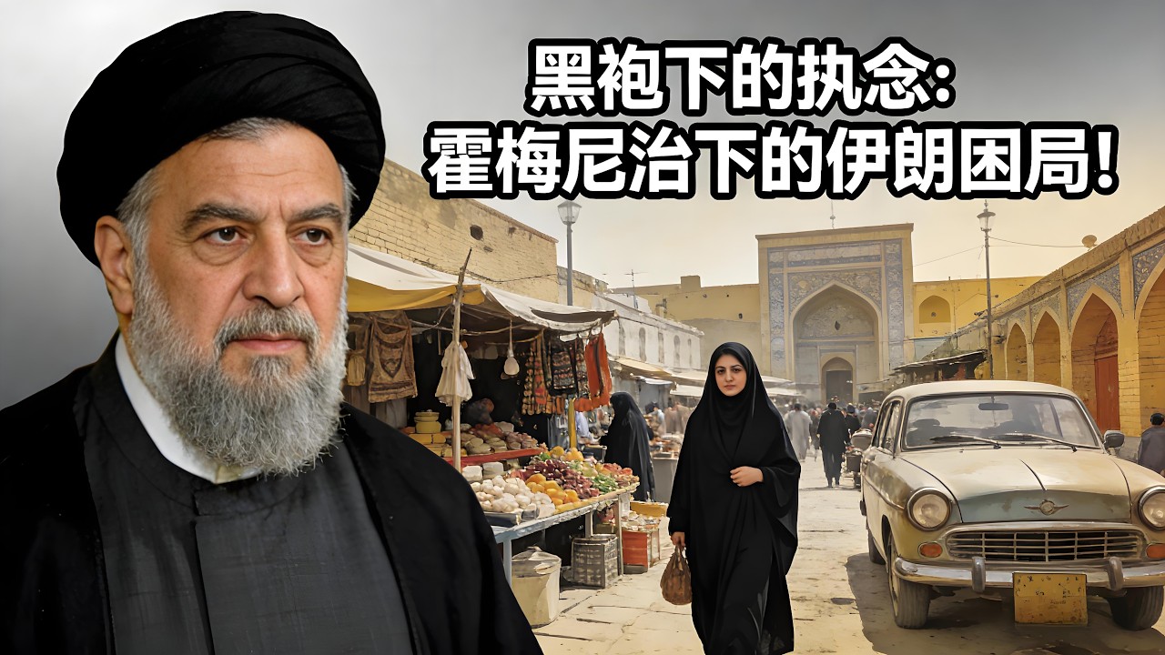 黑袍下的执念：霍梅尼治下的伊朗困局！#伊朗 #霍梅尼 #名人 #饮食