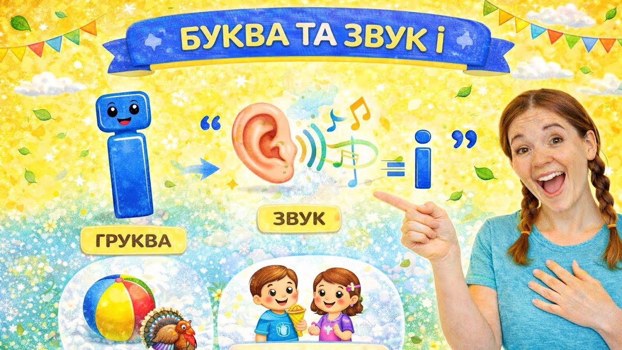 📚Звук та буква І і | Навчання через гру 