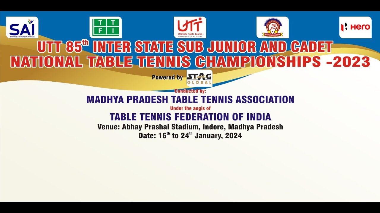 T-1 | YBS U-13 [ D Aditya (BNG) vs A Aarav (TTFI 1) ] SEMI-FINAL | UTT 85th INTER STATE SUB...
