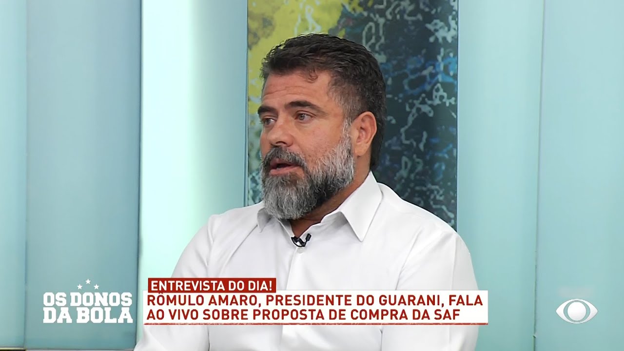 Entrevista Rômulo Amaro (presidente Guarani) - 21/01/2026 - Os Donos da Bola