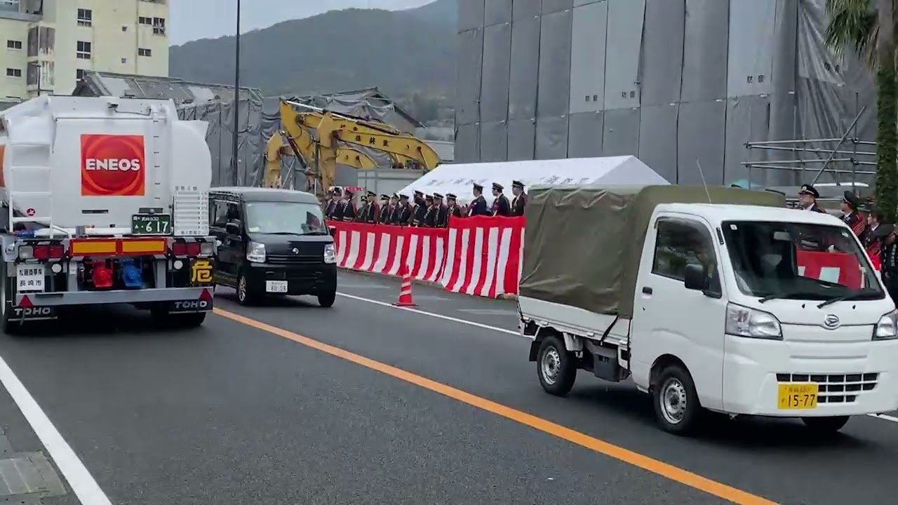 雲仙市 出初式 女性消防隊 幼児クラブパレード mov2026