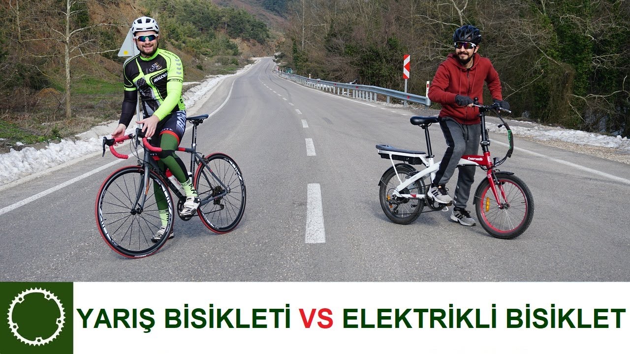 YARIŞ BİSİKLETİ VS ELEKTRİKLİ BİSİKLET - KİM GEÇER ?