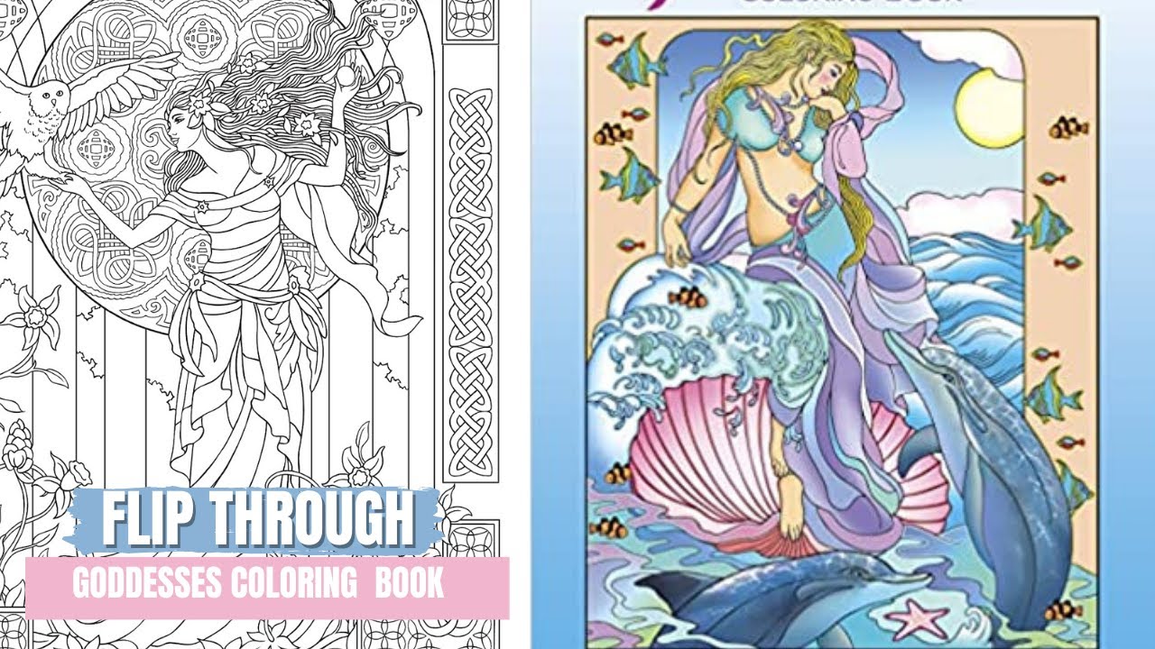 Goddesses Coloring Book Review | Marty Noble