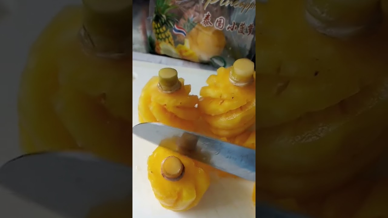 DELICIOUS #THAILAND #THAIPINEAPPLE #TINYPINEAPPLE @Ms.RubyAChannel