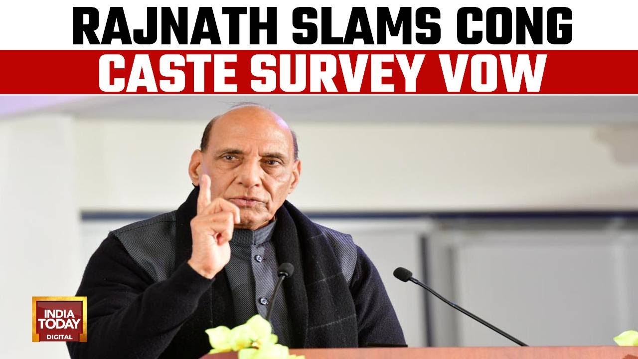 Defense Minister Rajnath Singh Slams Cong's Caste Survey Vow | Raksha Mantri Praises India's Economy