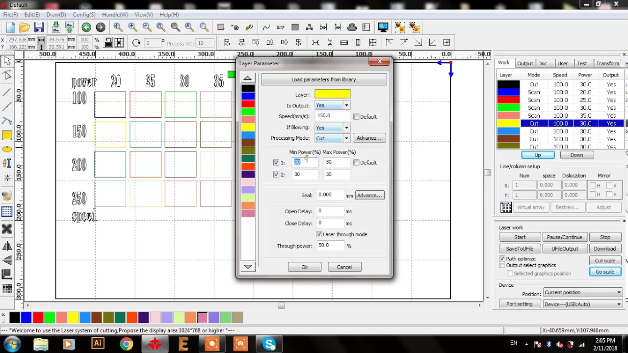 RDWorks Testing File