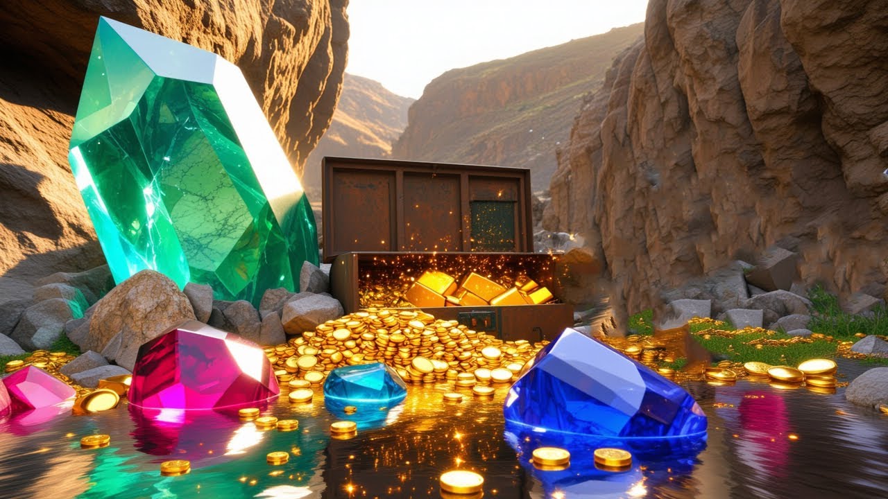 WOW GOLD UNDER THE TREE ROOTS, HUGE GOLD ORE ,GOLD PROSPECTING with EASY TOOLS for BEGINNERS !ccc