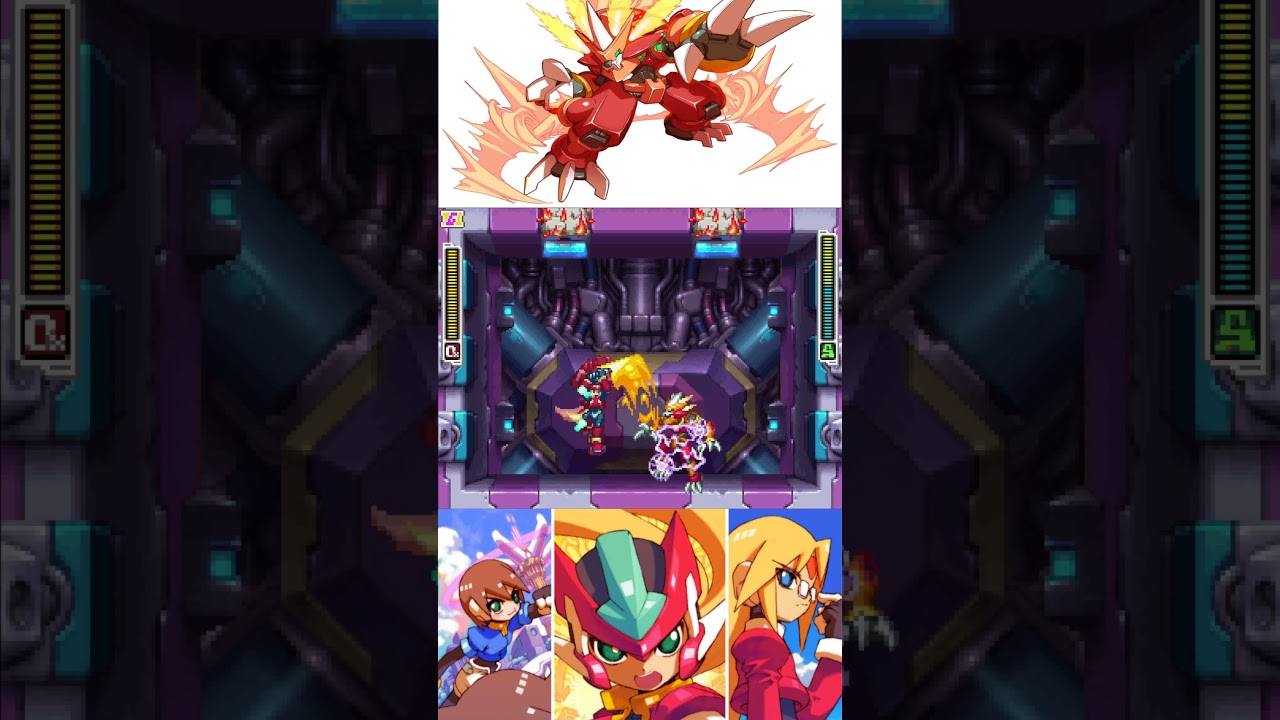 Mega Man Zx Vs. Fistleo (No Damage, Speed Kill W/Model Ox + Level 4 Victory) #combo #megaman