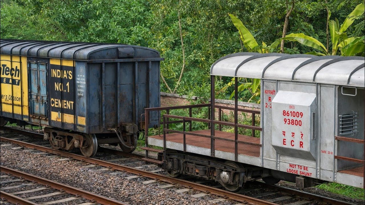 Wag-5 Electric Engine Coupling Break Van To BCNA Wagons freight train | train gameplay 