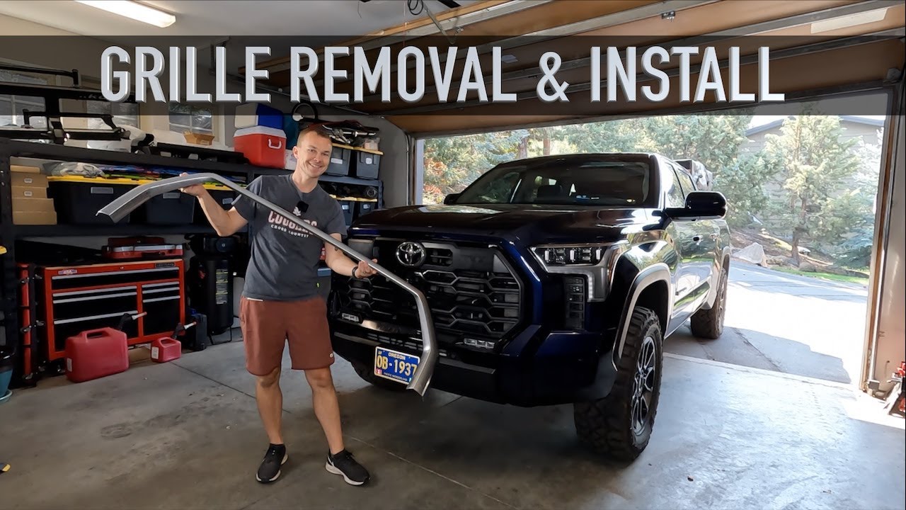 2022 Tundra Chrome Delete | Grille Surround | How to Remove & Reinstall