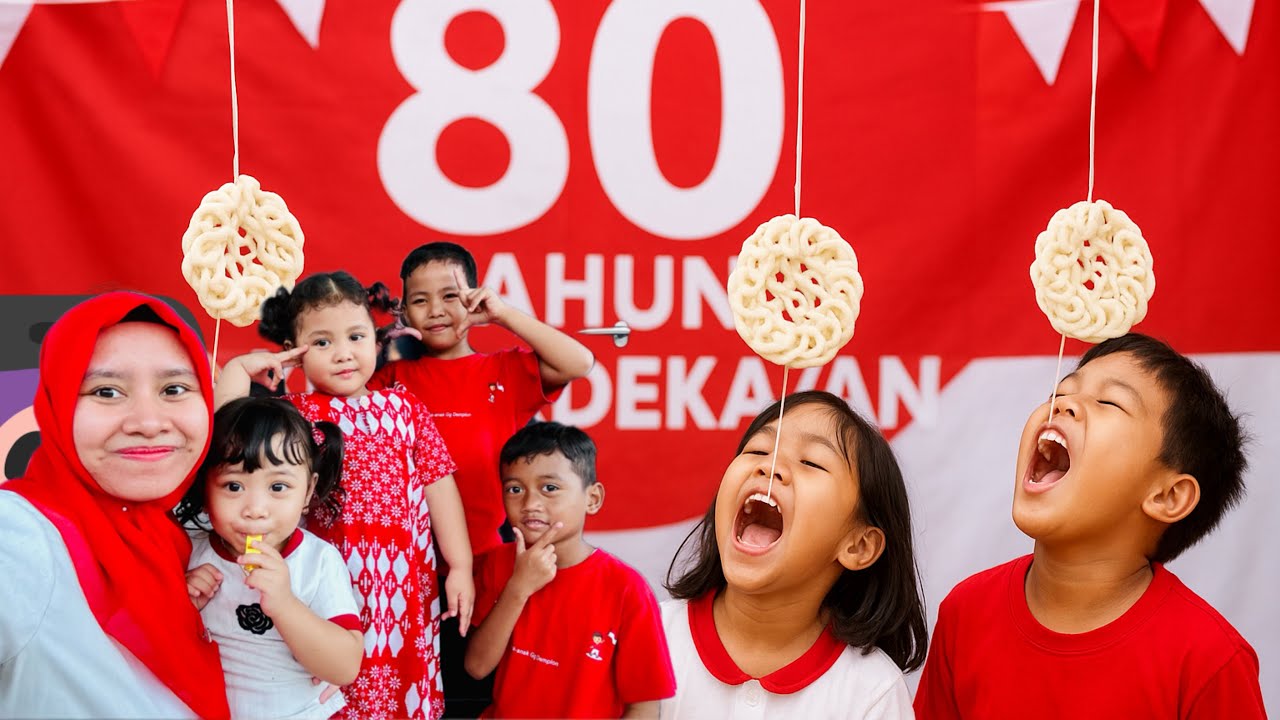LOMBA MAKAN KERUPUK|LOMBA 17 AGUSTUSAN|LOMBA AGUSTUSAN TERLUCU#lombaagustusan #lomba17an