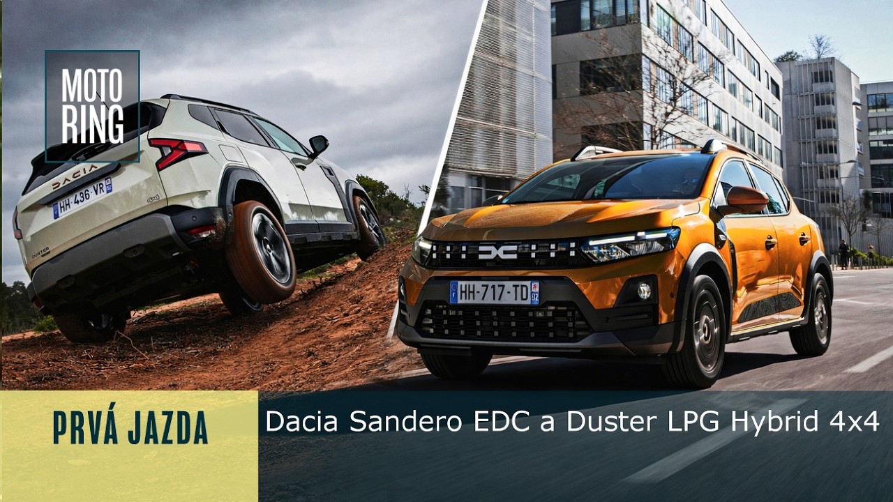 PRVÁ JAZDA | Dacia Sandero s automatom a Duster LPG Hybrid 4x4 | Motoring ta3