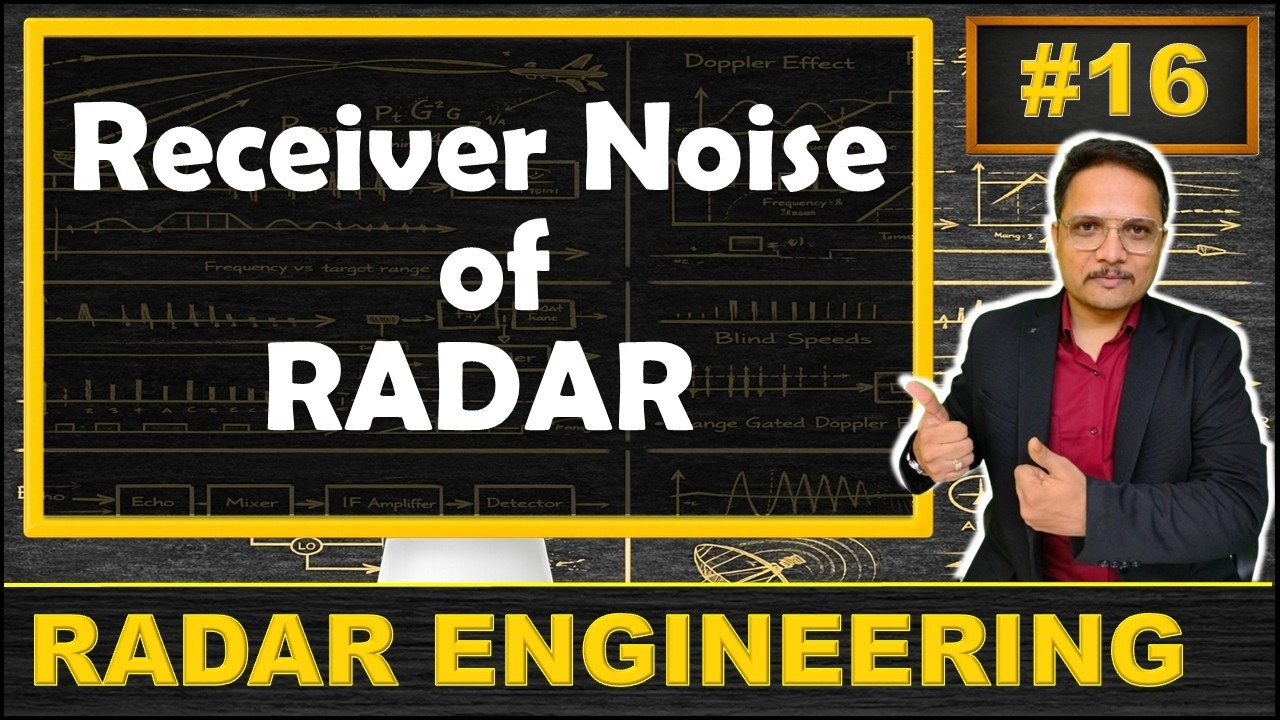 Receiver Noise of RADAR System (Basics, Noise Figure & RADAR Range) Explained | RADAR Engineering