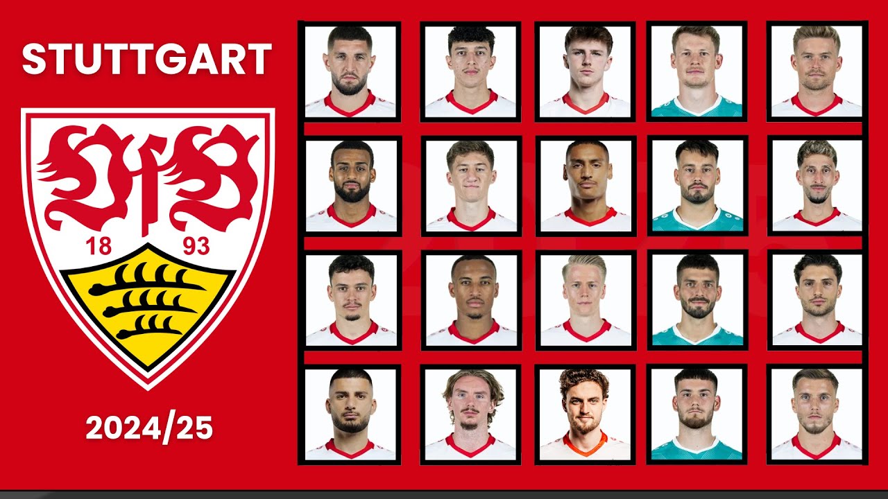 VFB STUTTGART WITH TRANSFER OFFICIAL SQUAD, BUNDESLIGA SEASON 2024/25 ||Ballwolrd