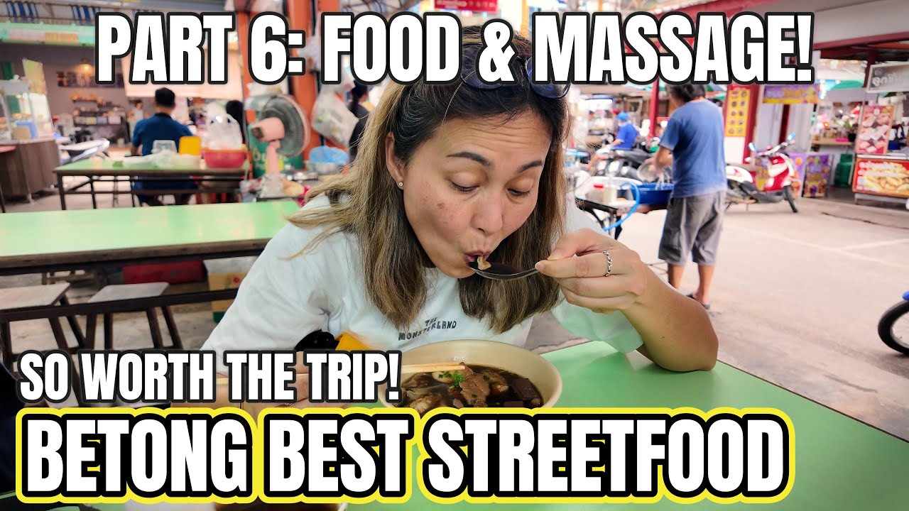 Penang to Betong Pt 6: The Best Streetfood makes the trip worthwhile! Banana Massage-นวดเพื่อสุขภาพ!