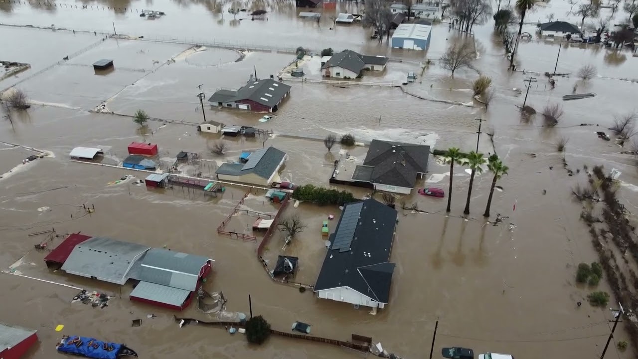 Lovers Lane flood Hollister,CA 1/9/2023