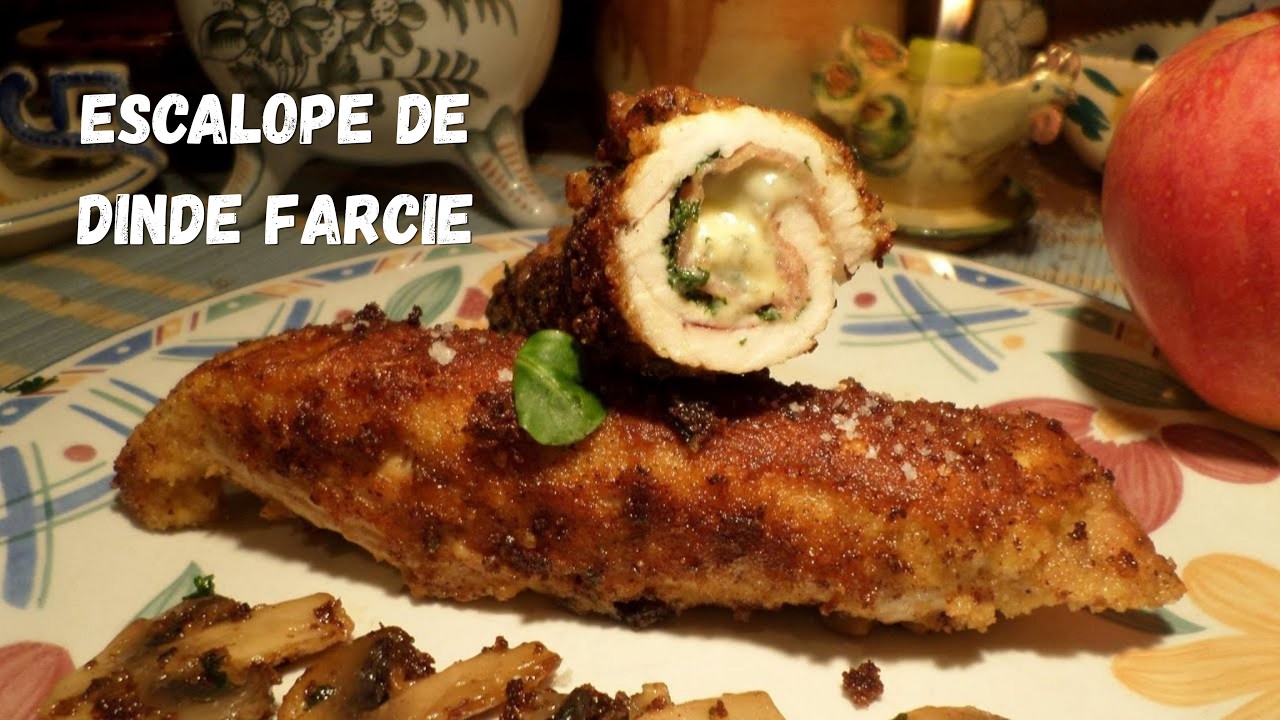 ESCALOPE DE DINDE farcie au Bleu d'Auvergne, en buchette - Mère Mitraille - Gourmandises TV