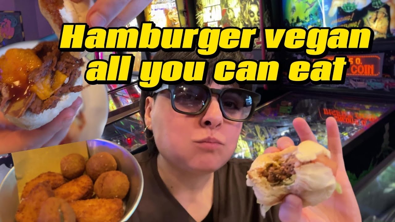 Provo L'ALL YOU CAN EAT di HAMBURGER VEGANI a ROMA sulla NOMENTANA | COATTA VEGANA