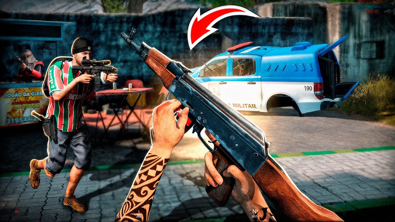 Invadimos a FAVELA dos ALEMÃO no SQUAD (MOD Brasileiro)