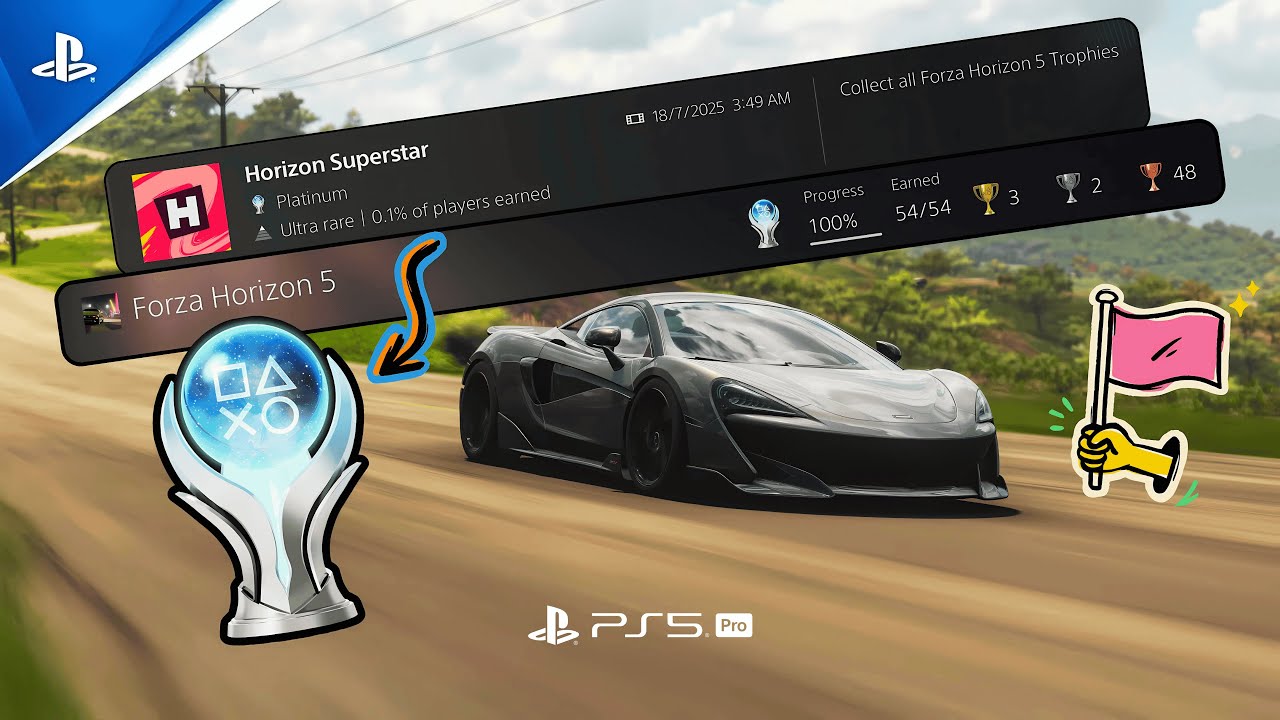 Получить платиновый трофей в Forza Horizon 5 — это потрясающе!