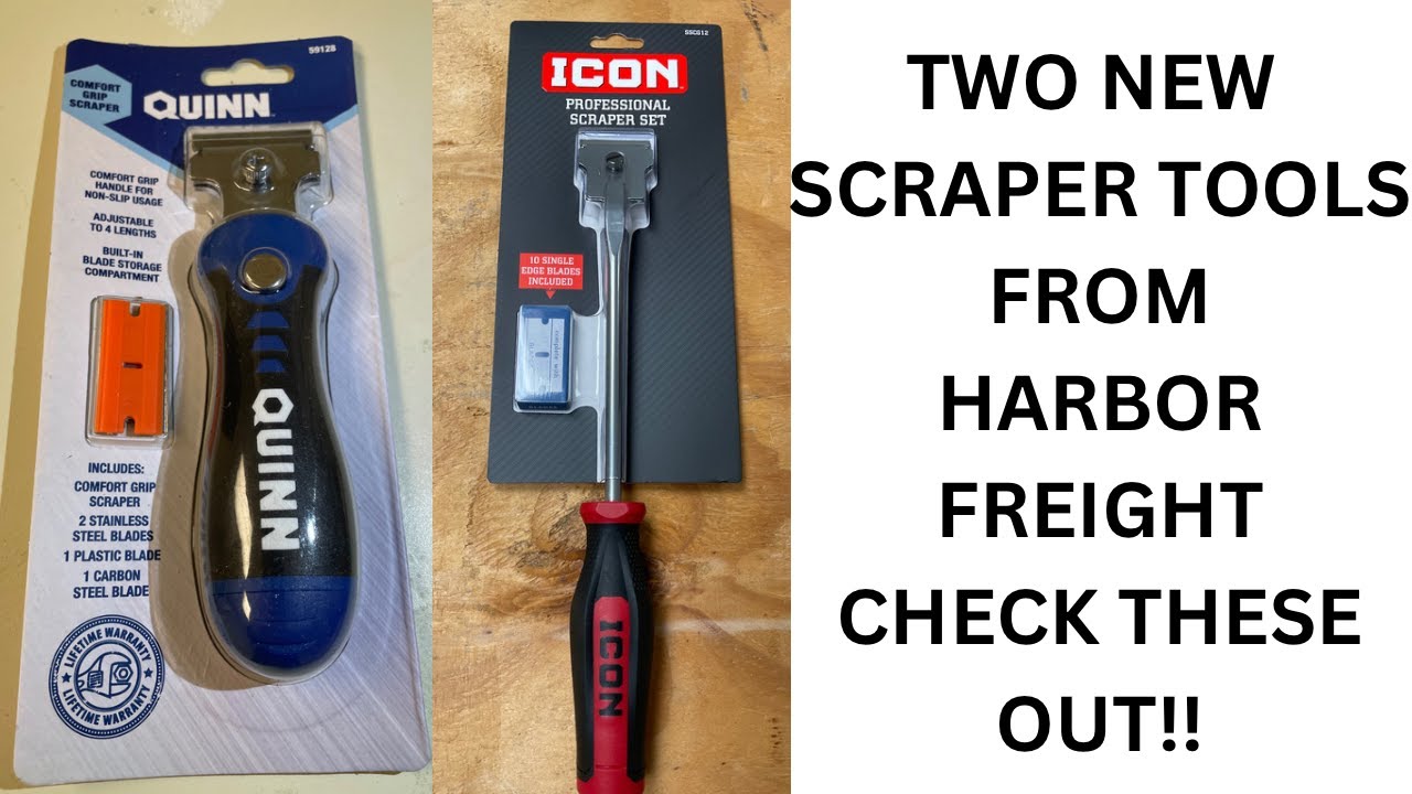 New Scrapers from Harbor Freight. #harborfreight, #harborfreighttools