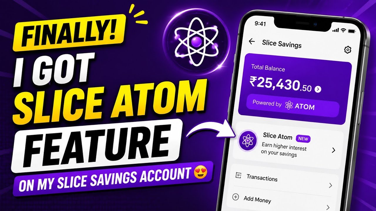 Finally got Slice Atom | How to Add money to slice atom