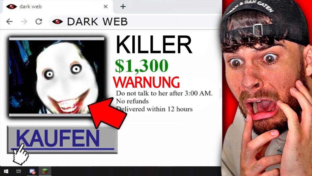 ich KAUFE 😱 im DARK WEB ein KILLER um 3 UHR Nachts! (er VERFOLGT mich HILFE) nicht allein schauen