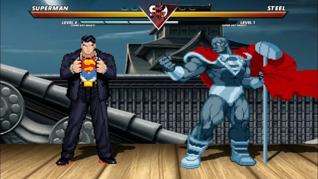SUPERMAN vs STEEL - High-level battle, Who will win?🔥