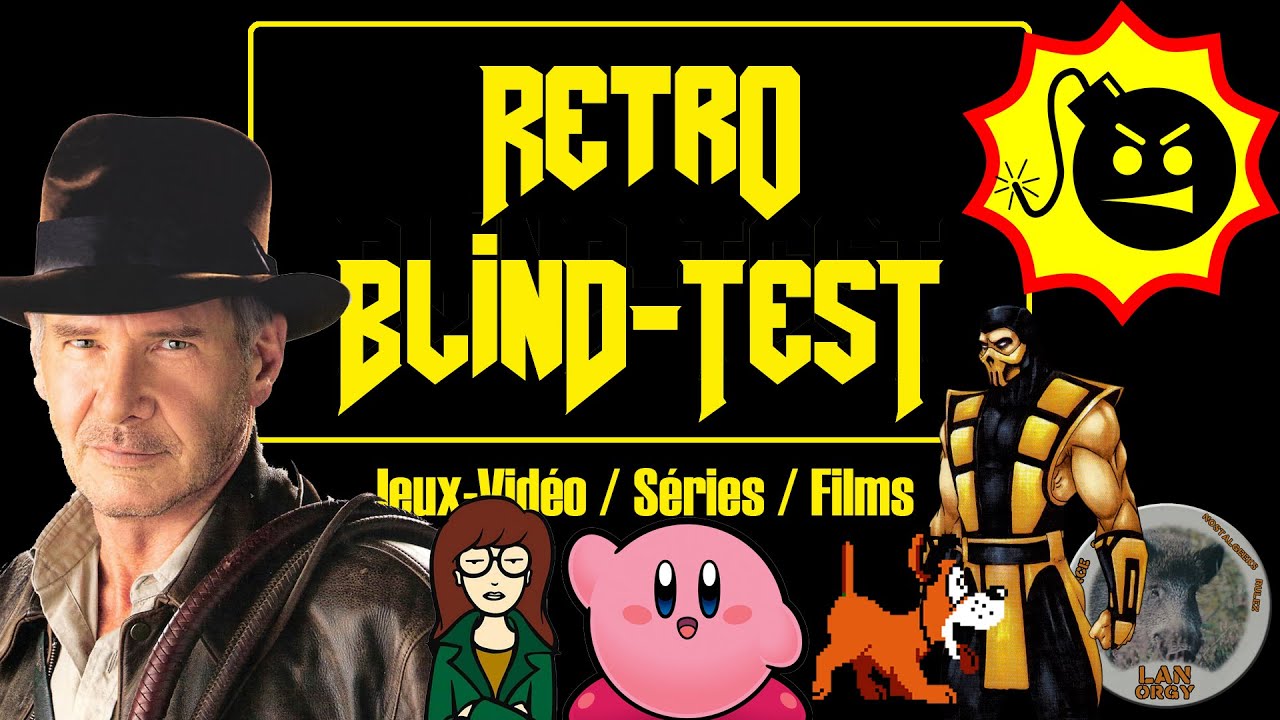 R&Eacute;TRO BLIND TEST - Jeux-Vid&eacute;o / S&eacute;ries / Films