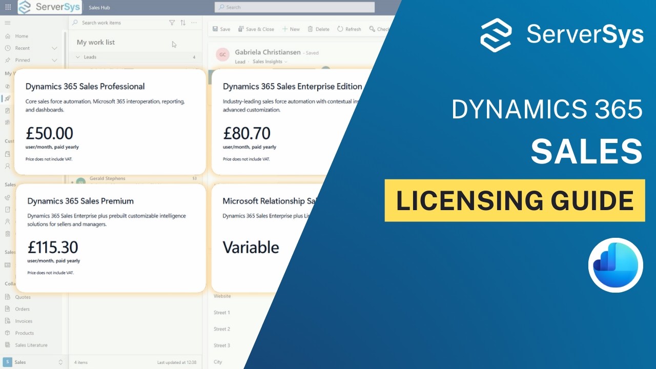 Expert Dynamics 365 Sales Licensing Guide (2026) - Microsoft UK Partner
