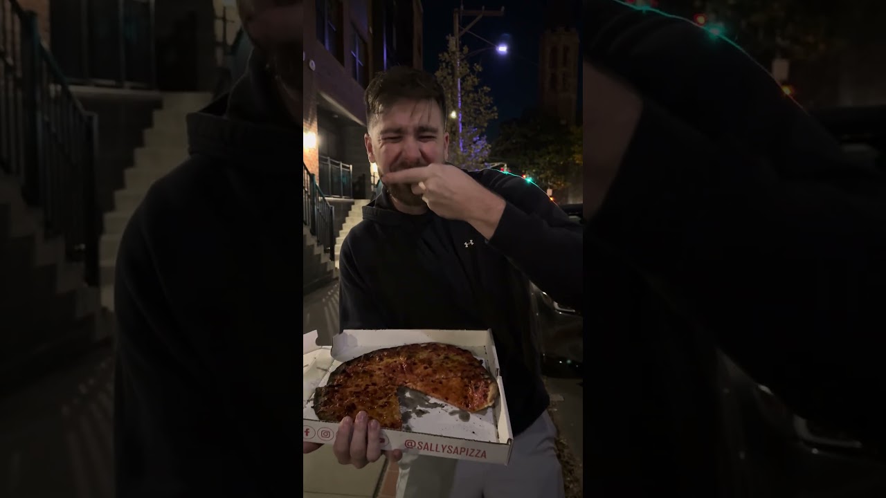 California boy takes on New Haven pizza. 