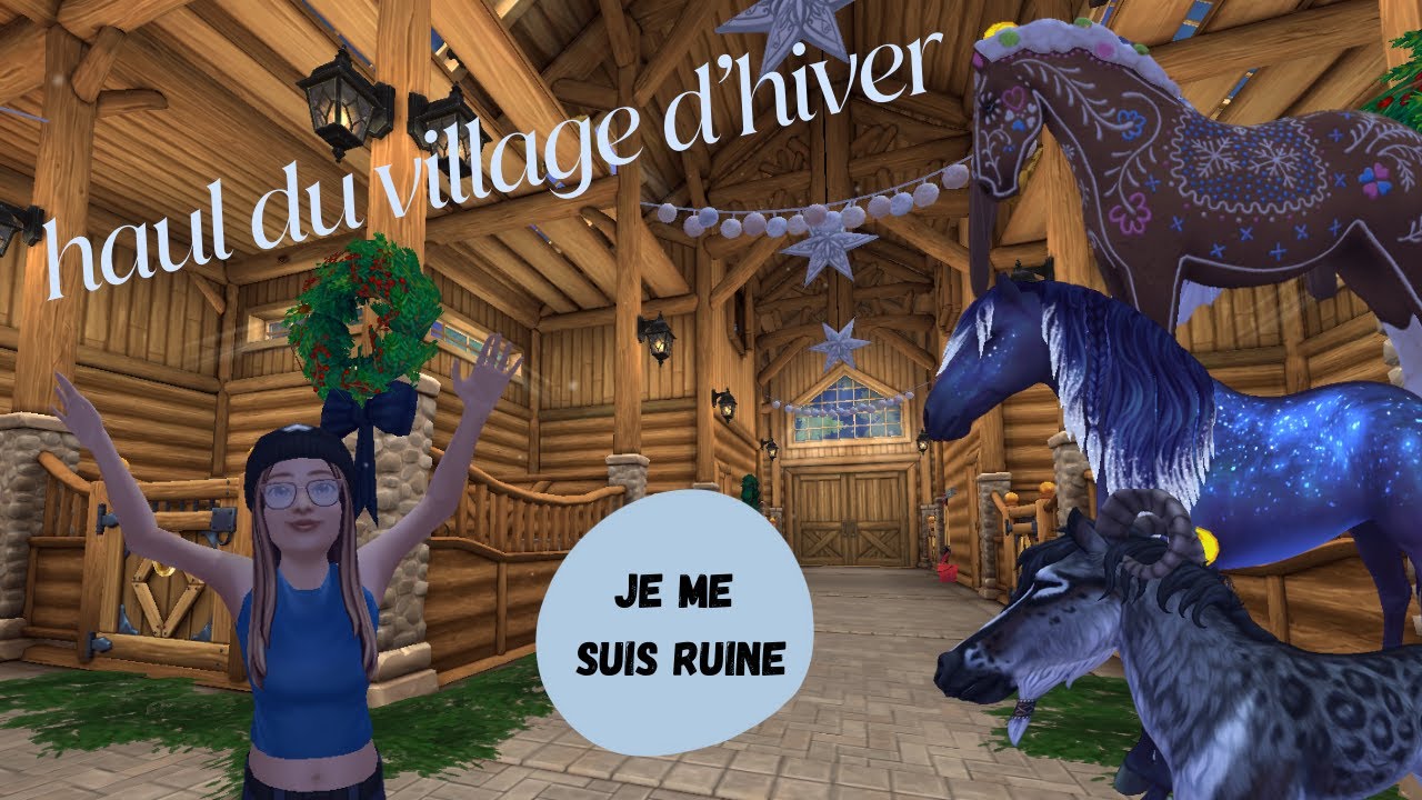 hall des achat au village d'hiver
