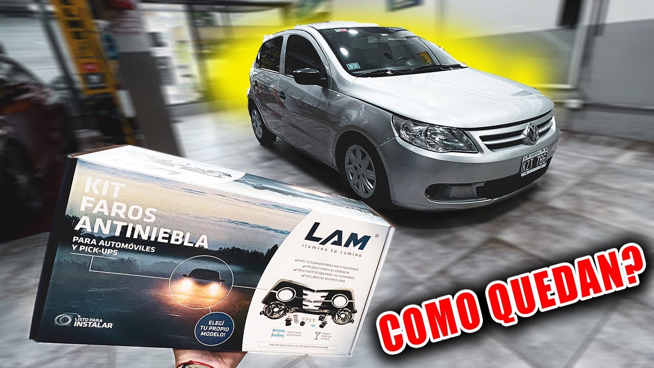 INSTALAMOS FAROS AUXILIARES en MI GOL TREND l Lucas Ramirez