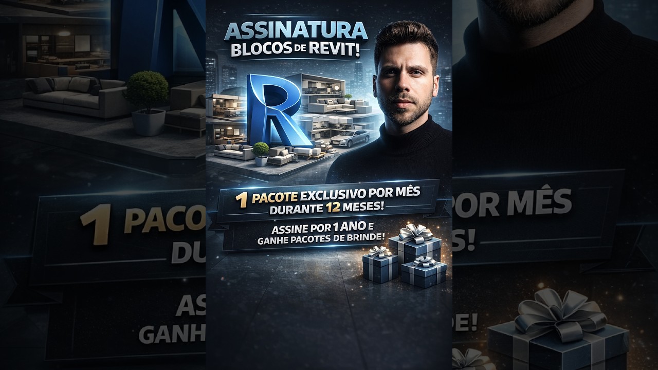 LANÇAMENTO: Assinatura de Blocos de Revit – TEMPO LIMITADO