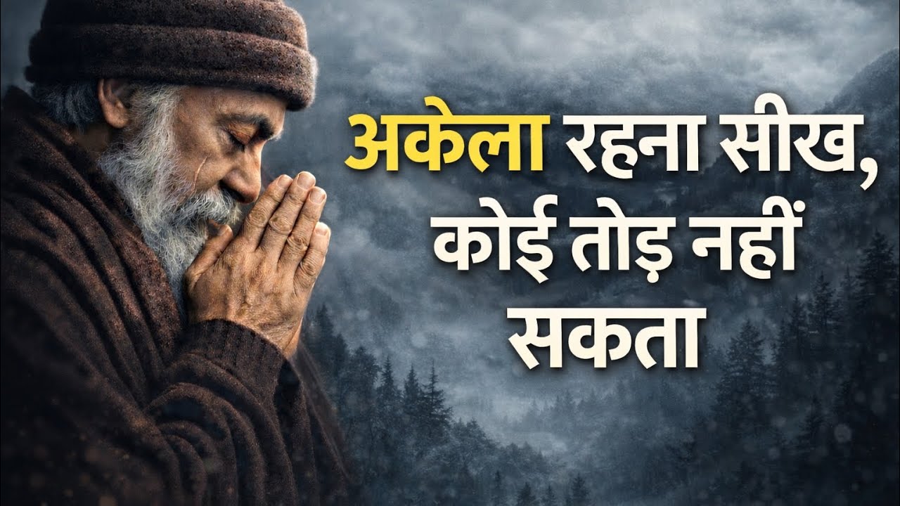 जो अकेला रहना सीख गया, उसे कोई तोड़ नहीं सकता | Life Reality | Deep Motivational Video Hindi