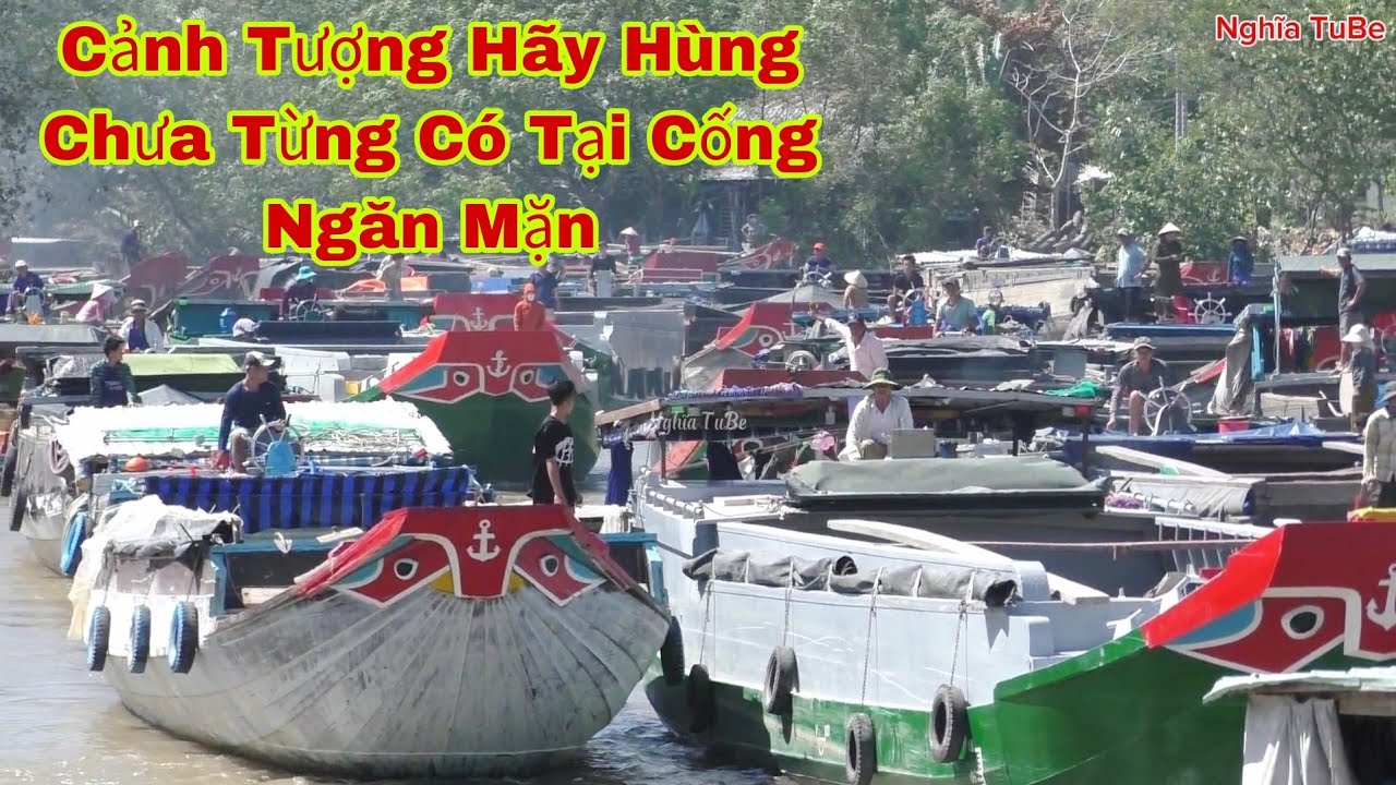 Tranh chấp Tại Cống Ngăn Mặn.Ghe Lúa Va Chạm.Chen Lấn Quá Kịch Tính N.g.u.y H.i.ể.m