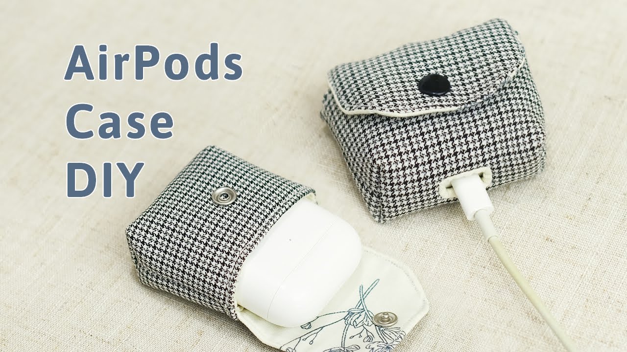 DIY AirPods Case with Strap & Charging Hole | Super Practical Handmade Gift Idea (Sellable!)
