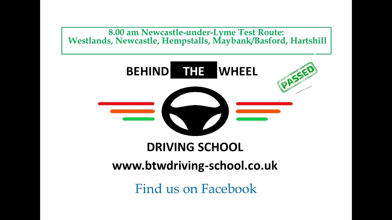 8.00am Newcastle-u-Lyme Test Route:  Westlands, Newcastle, Hempstalls, Maybank/Basford, Hartshill
