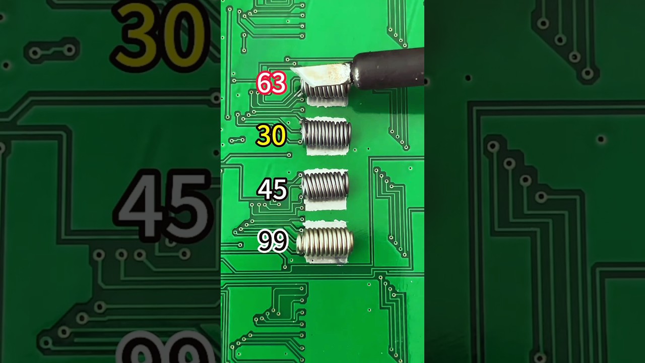 Soldering Made Easy with Quality Wire!​63/37 vs 30/70 Which One Melts Better? #soldering #diy