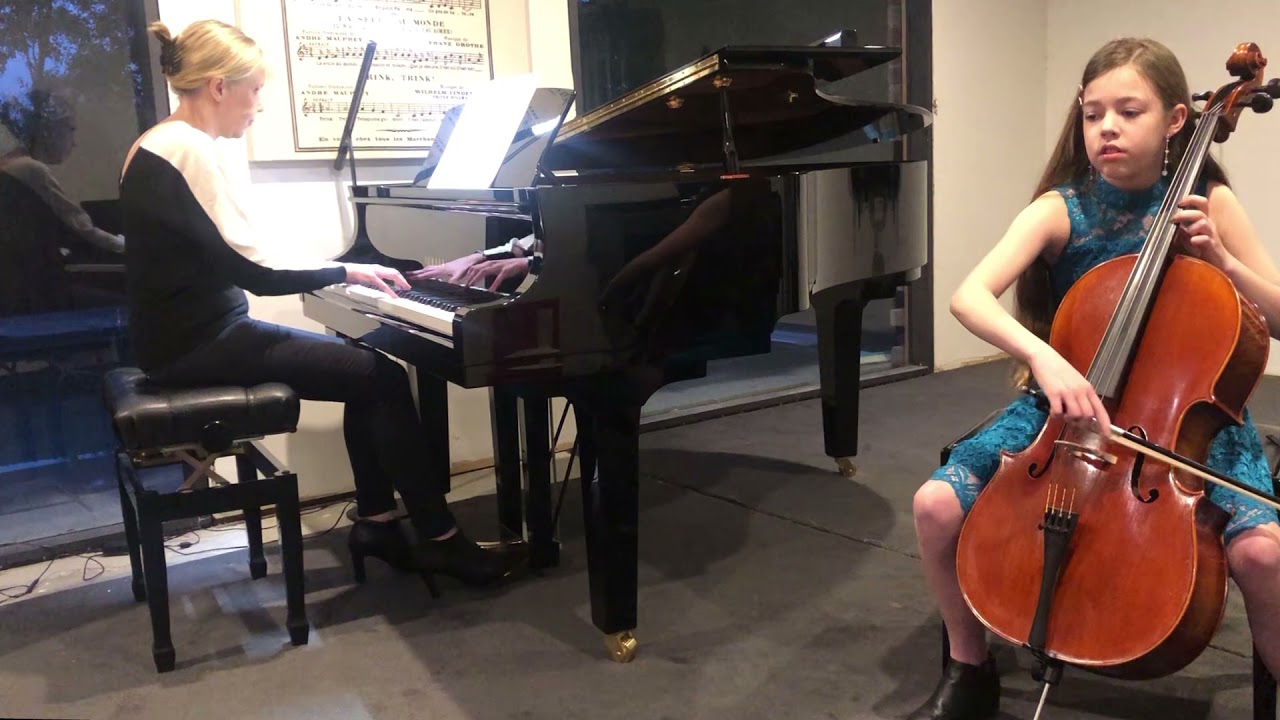 Luella & Carol Clarke - Allegro Appassionato Opus 43 (Saint-Saens) - From Memory