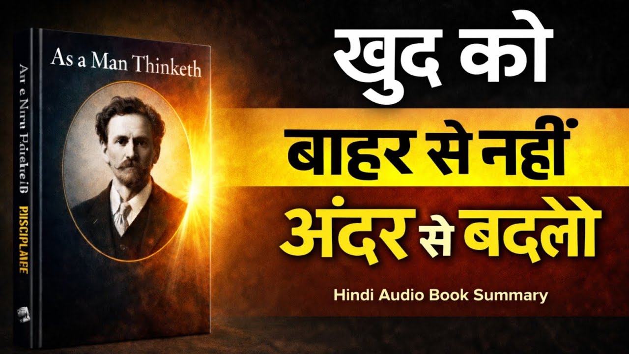 खुद को बाहर से नहीं अंदर से बदलो | As a Man Thinketh Hindi Audiobook Summary | James Allen