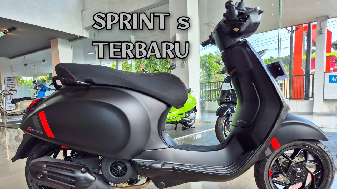 'LEBIH SANGAR' | new VESPA SPRINT s BLACK CONVINTO 