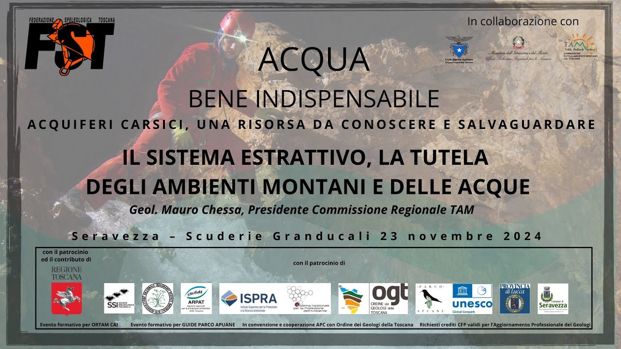 Il sistema estrattivo, la tutela degli ambienti montani e delle acque, M. Chessa - Parte 1