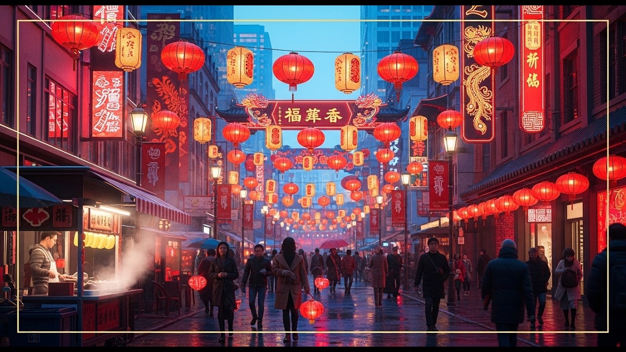 Frame TV  4k Peaceful Holiday Ambience | Beautiful Chines  Frame TV Art/Frame 4k TV