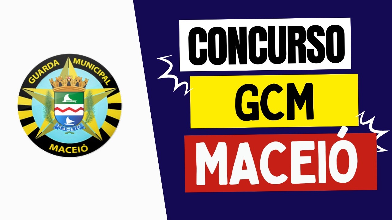 A HORA DE ESTUDAR É AGORA!!! GCM Maceió 2026 - Edital iminente