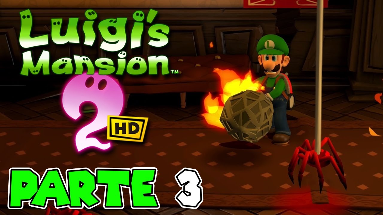 ¡PLAGA DE ARAÑAS! | PARTE #3 | LUIGI'S MANSION 2 HD